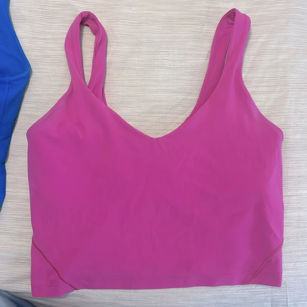 sonic pink lululemon align tank